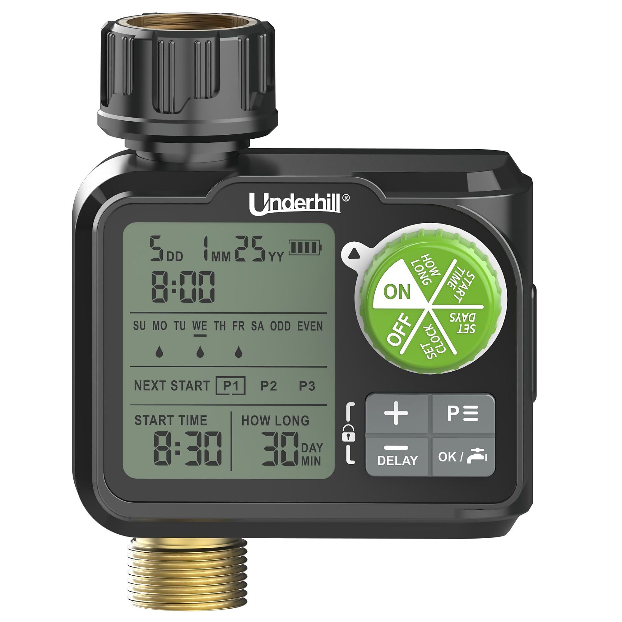 Underhill Hose Bib Timer – Single Outlet